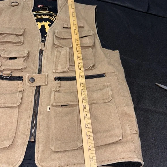 Kakadu Men's Brown Utility Vest - Picture 7 of 8